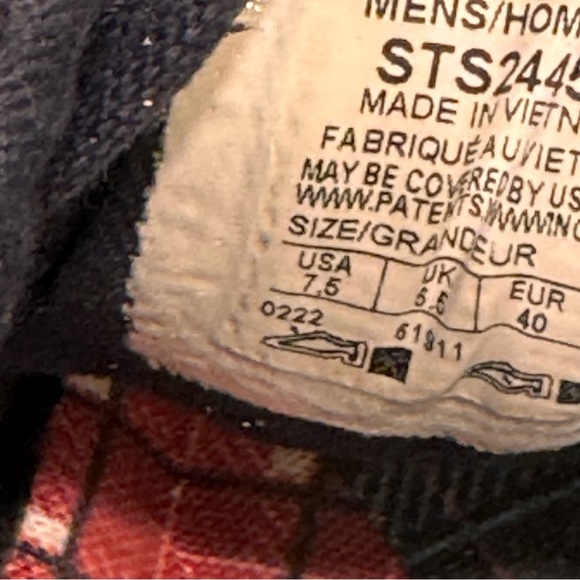 Sperry Top-Sider Striper Ii Cvo Americana Men's Sneakers Navy Blue Canvas Sz 7.5 - Picture 8 of 9